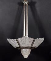 Art Deco Chandelier, Manner of Muller Freres - Sold for $1,625 on 10-10-2020 (Lot 196).jpg